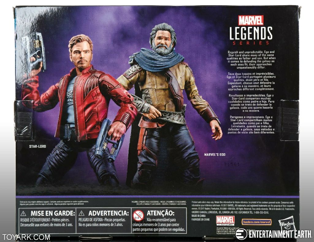 Guardians of the Galaxy: Star-Lord & Ego - Hasbro (Superhereos) action figure collectible [Barcode 630509568741] - Main Image 2