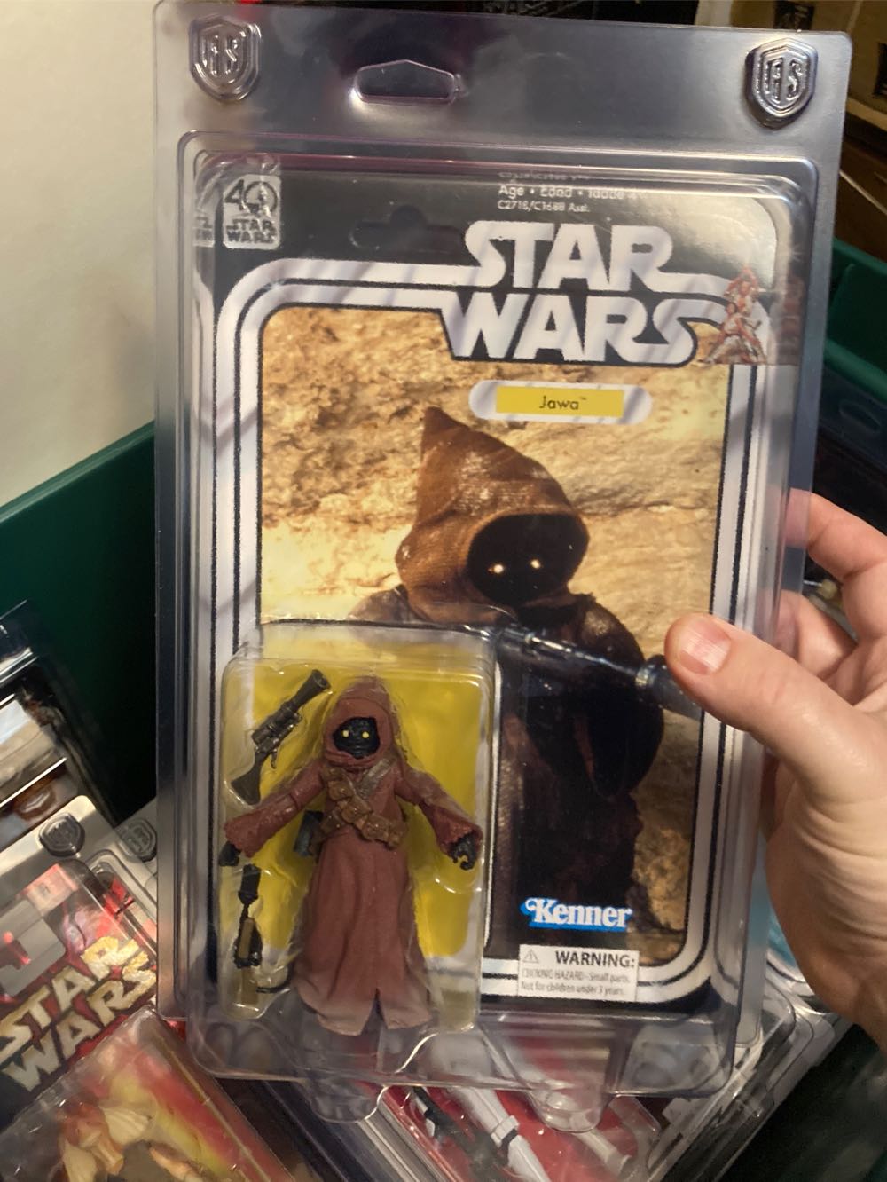 Jawa - Hasbro (Star Wars Black 6” 40th Anniversary) (Starwars Black 6 inch) action figure collectible [Barcode 630509571628] - Main Image 4