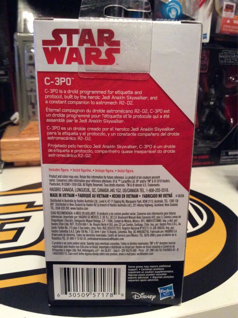 Hasbro Disney Star Wars C-3PO - Hasbro (Star Wars 6” Value Series) action figure collectible [Barcode 630509571789] - Main Image 2