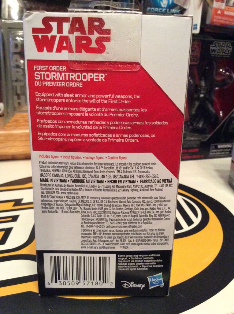 First Order Stormtrooper - Hasbro (Star Wars 6” Value Series) action figure collectible [Barcode 630509571802] - Main Image 2