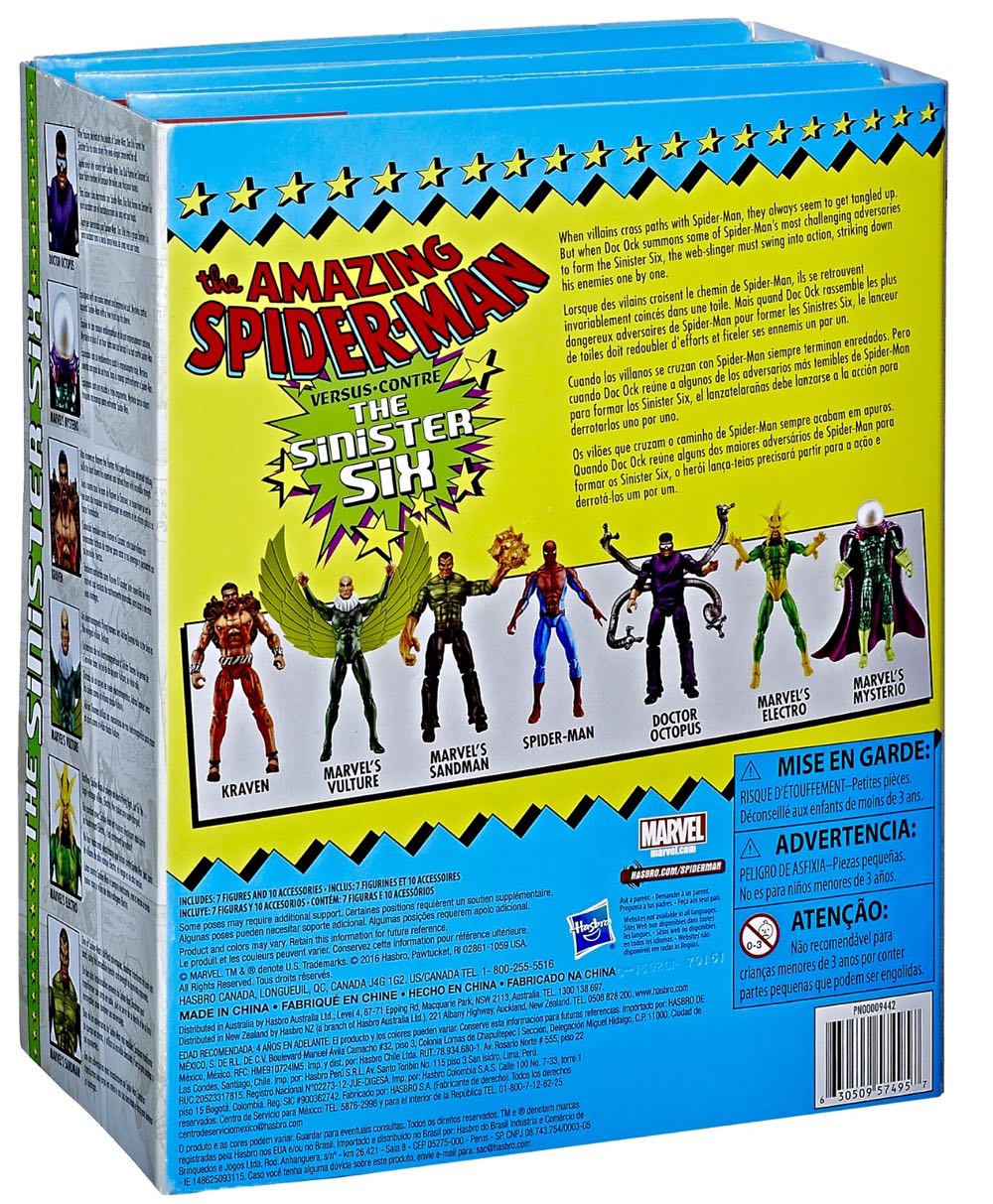 Marvel Universe Amazing Spider-Man Vs Sinister Six - Hasbro (Marvel Amazing Spider-Man) action figure collectible [Barcode 630509574957] - Main Image 3