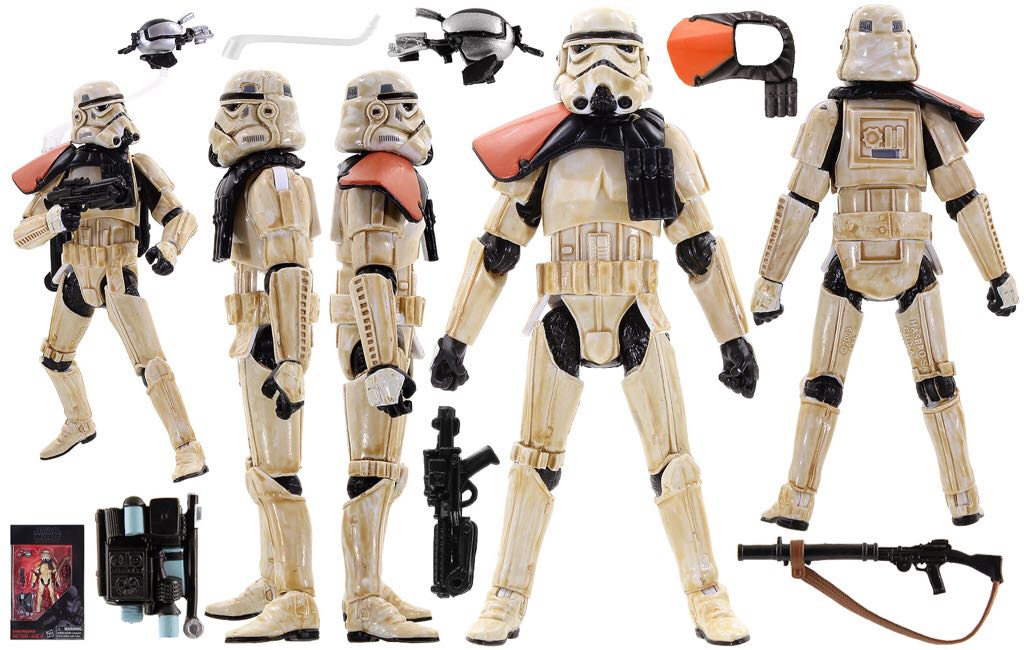 Black Series 3.75” - Sandtrooper - Hasbro (Star Wars) action figure collectible [Barcode 630509576524] - Main Image 2