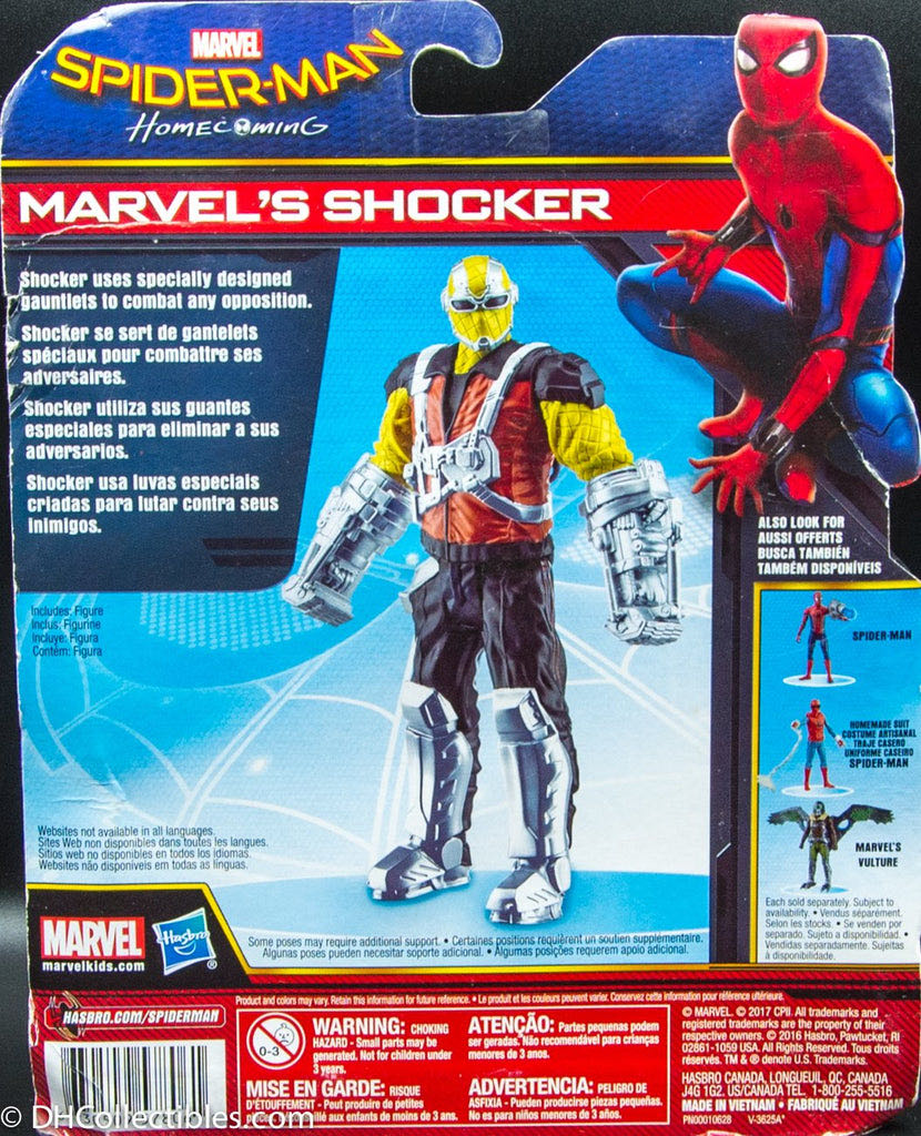 Marvel’s Shocker - Hasbro (Spider-Man Homecoming) action figure collectible [Barcode 630509578061] - Main Image 4
