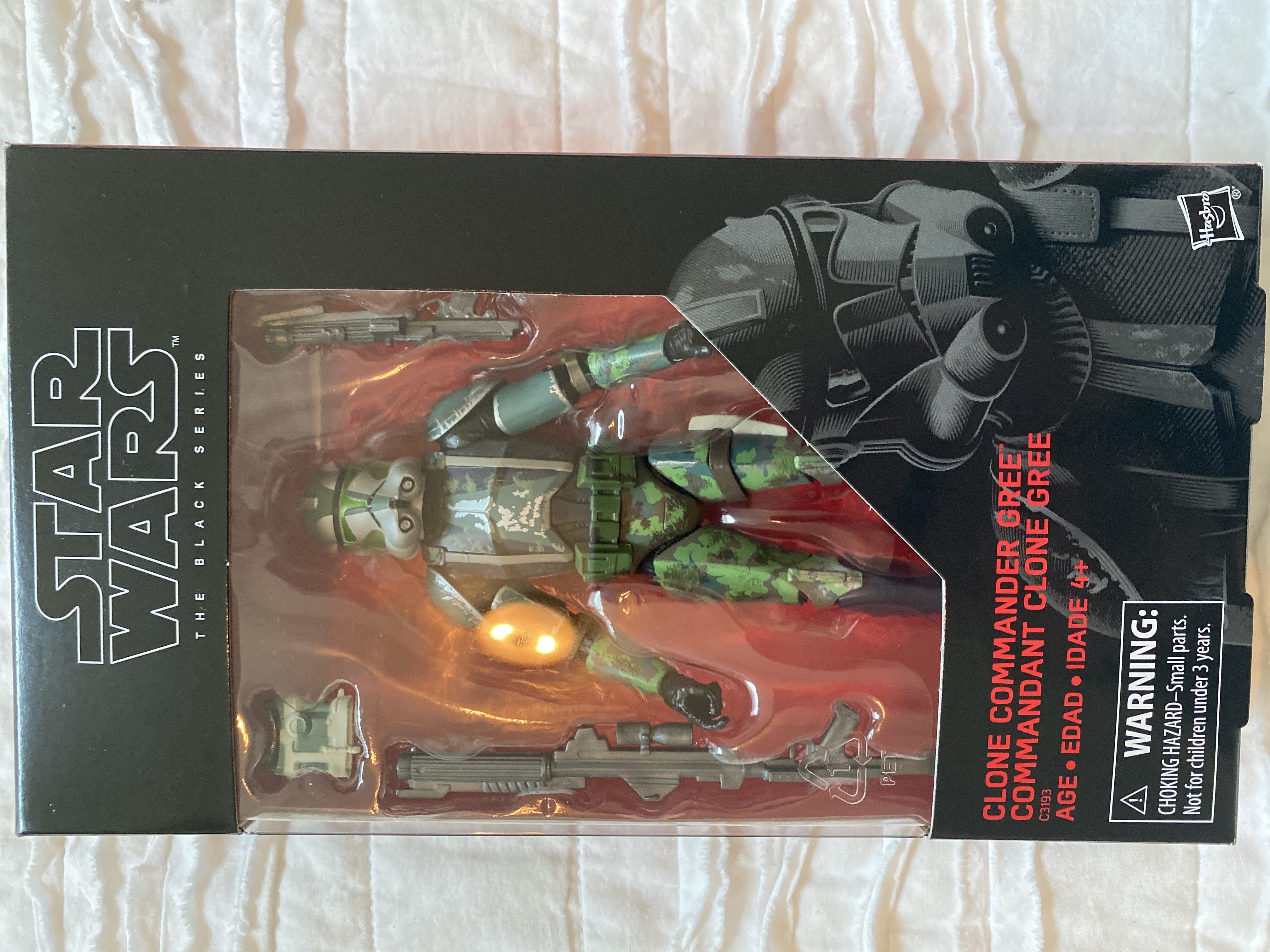 TBS3 6” Clone Commander Gree - Hasbro (Star Wars: The Black Series (6”) Ep. I-III) action figure collectible [Barcode 630509584574] - Main Image 3