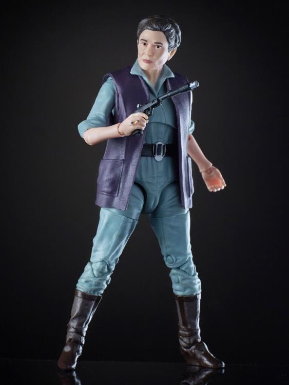 Princess Leia Organa (General) - Hasbro (Star Wars Black 6”) (Starwars Black 6 inch) action figure collectible [Barcode 630509588541] - Main Image 4