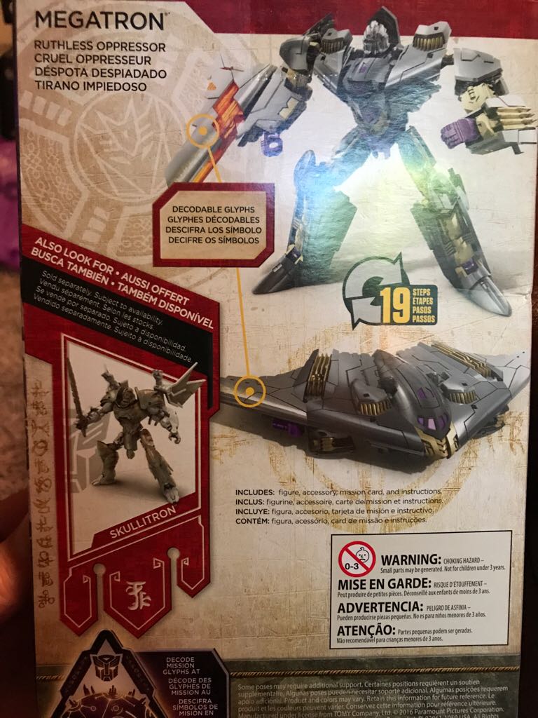 Transformers: Megatron Deluxe Class - Hasbro (Transformers: The Last Knight) action figure collectible [Barcode 630509589685] - Main Image 2