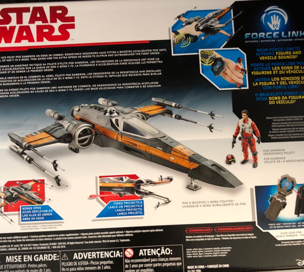 Poe’s Boosted X-wing Fighter - Hasbro (Star Wars The Last Jedi) action figure collectible [Barcode 630509591855] - Main Image 2
