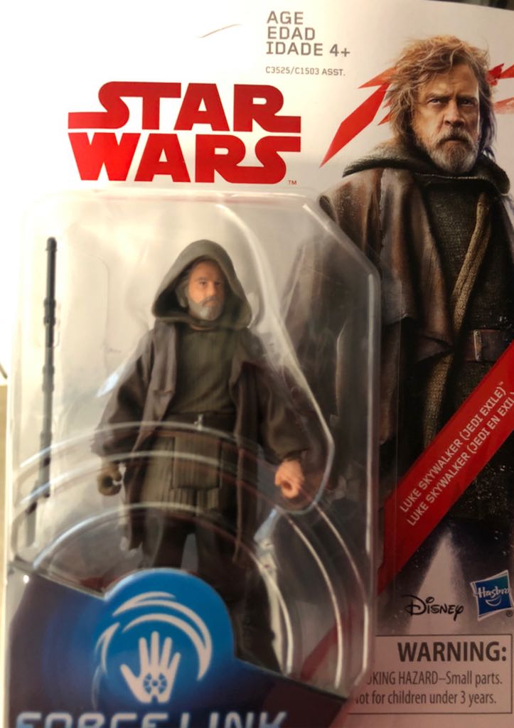 Luke Skywalker (Jedi Exile) - Disney / Hasbro (Star Wars:  Episode VIII - The Last Jedi) action figure collectible [Barcode 630509596379] - Main Image 1