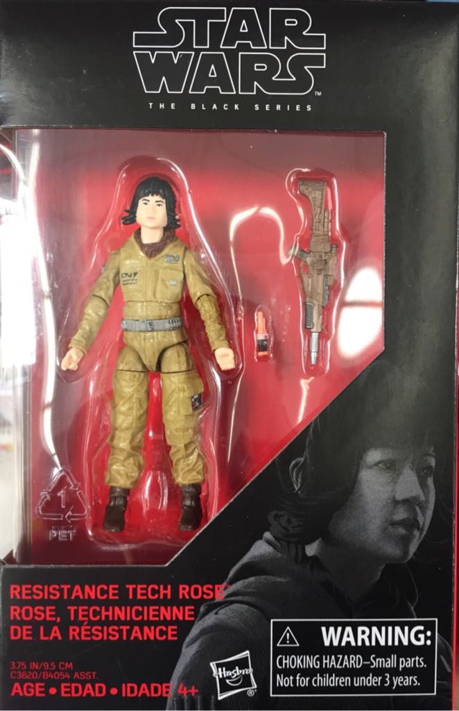 Rose Tico - Hasbro (Star Wars - The Black Series 3.75”) action figure collectible [Barcode 630509603930] - Main Image 1