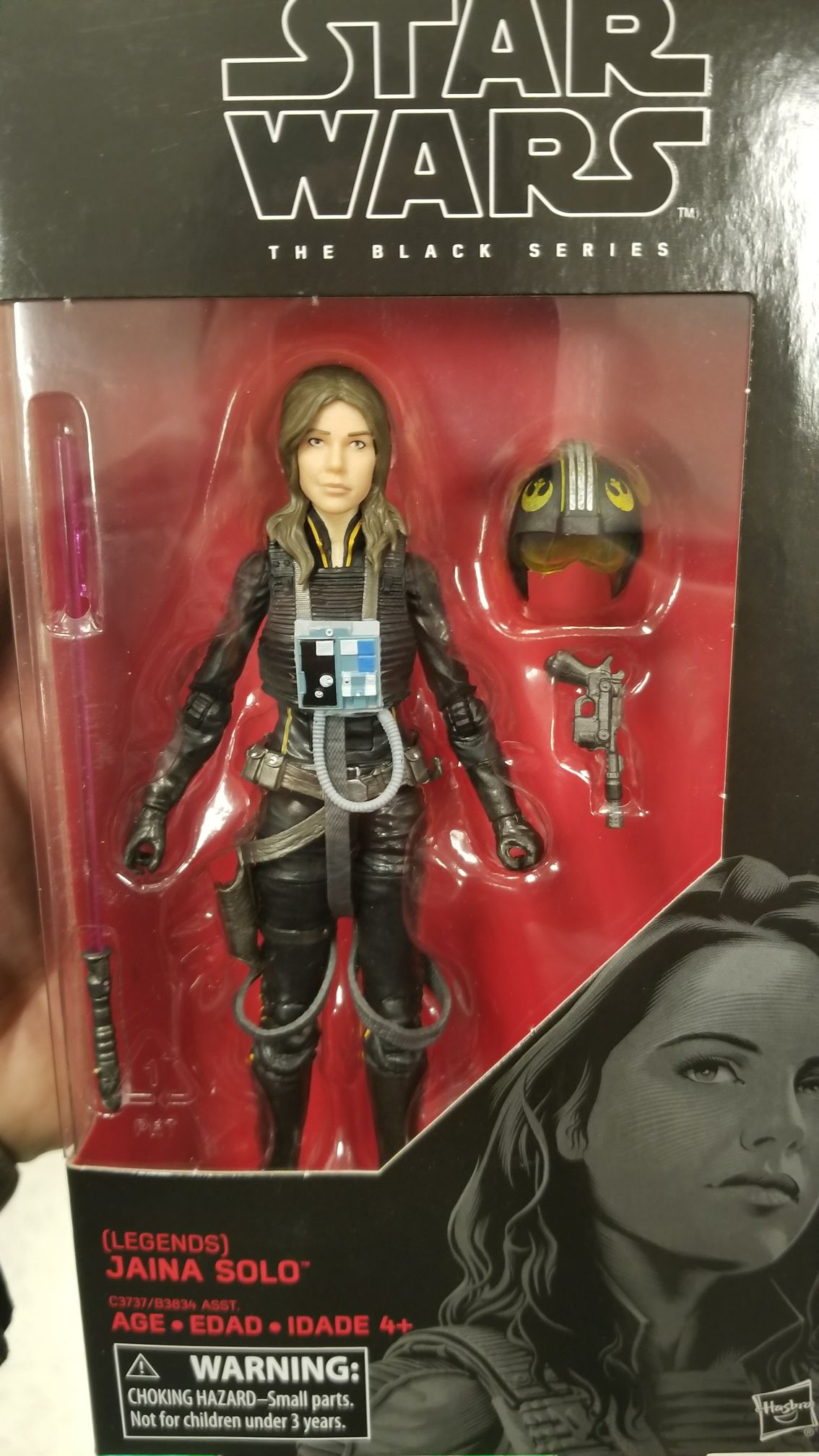 Jaina Solo - Hasbro (Star Wars: The Black Series 6 inch) action figure collectible [Barcode 630509606610] - Main Image 1