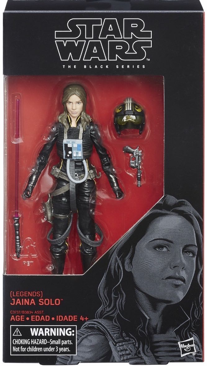 Jaina Solo - Hasbro (Star Wars: The Black Series 6 inch) action figure collectible [Barcode 630509606610] - Main Image 3