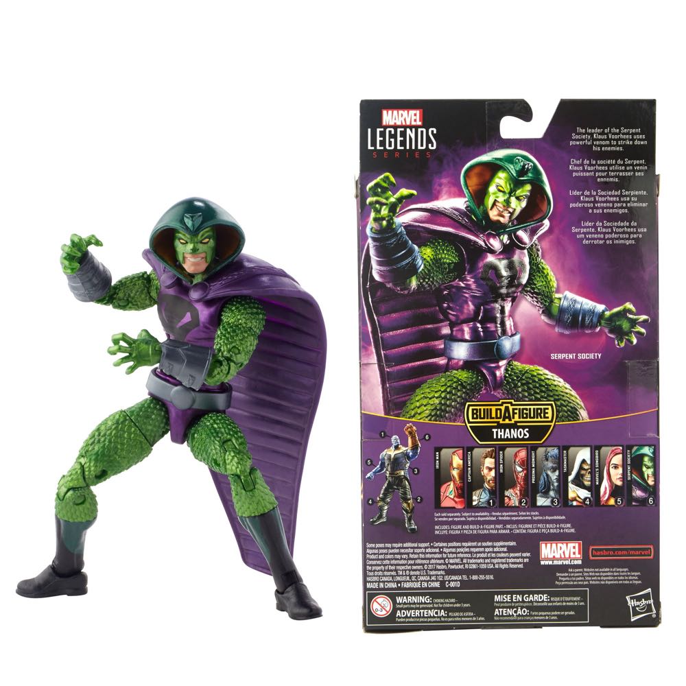 BAF Thanos: 6 Serpent Society - Hasbro (Thanos BAF Wave) action figure collectible [Barcode 630509612277] - Main Image 3