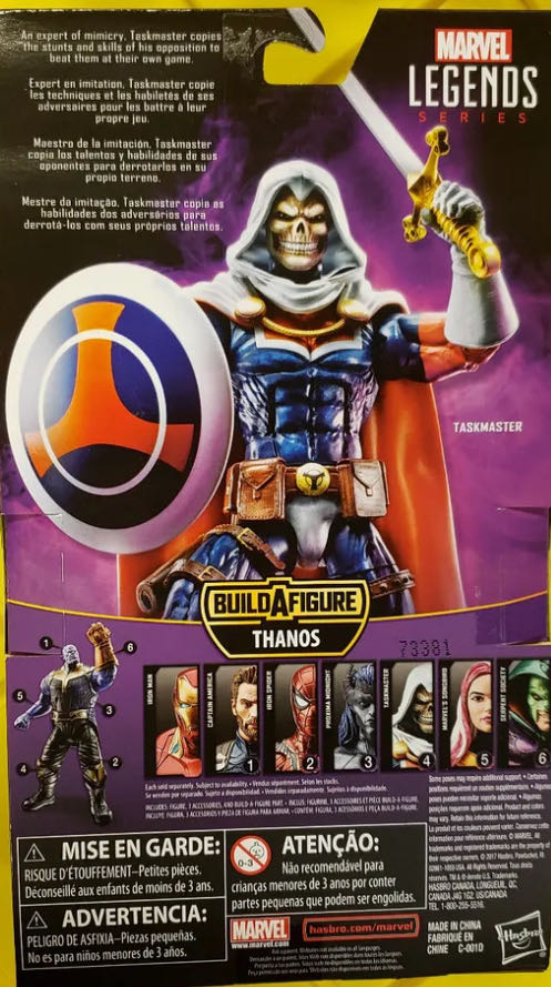 BAF Thanos: 4 Taskmaster - Hasbro (Thanos BAF Wave) action figure collectible [Barcode 630509612307] - Main Image 4