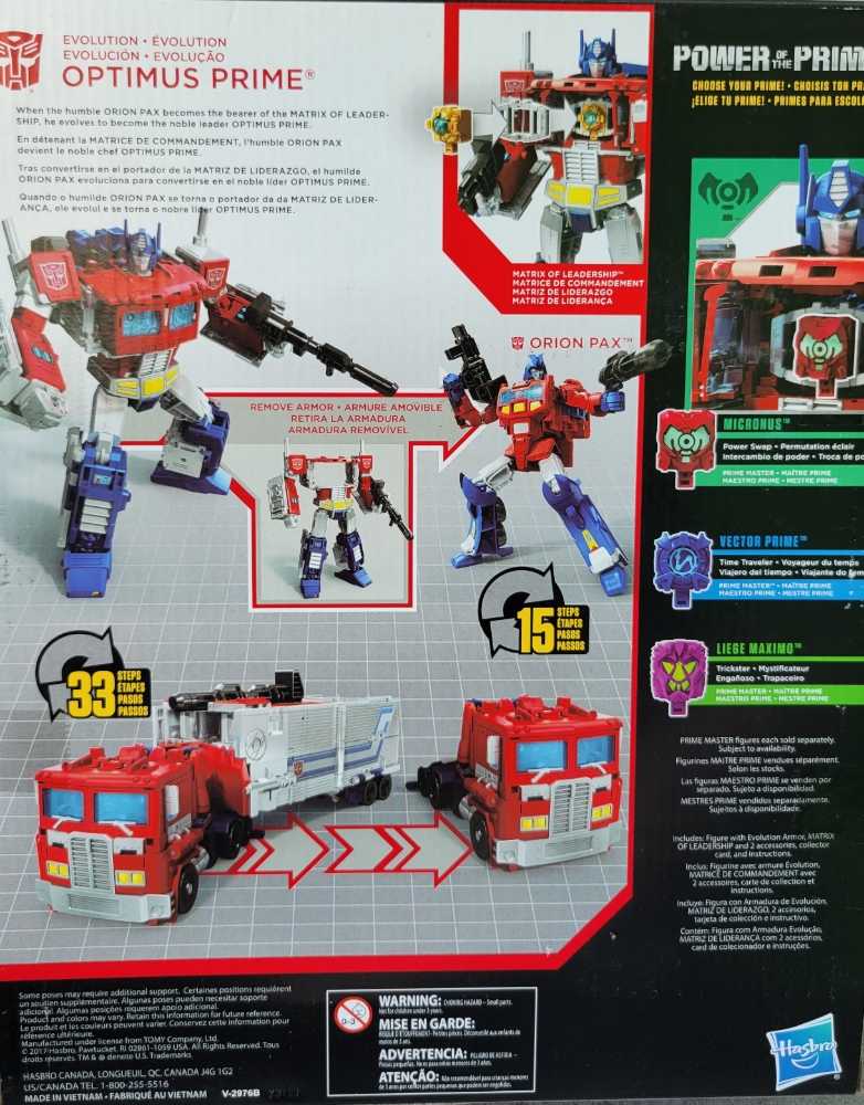Power Of The Primes: Orion Pax to Optimus Prime - Hasbro (The Transformers) action figure collectible [Barcode 630509620777] - Main Image 4