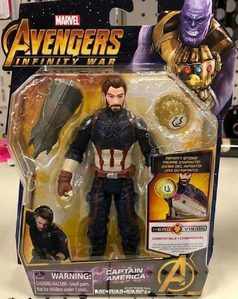 Captain America - Hasbro (Avenger Infinity Wars) action figure collectible [Barcode 630509622474] - Main Image 2