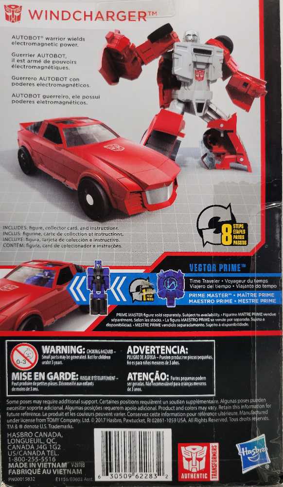 Windcharger - Hasbro (The Transformers) action figure collectible [Barcode 630509622832] - Main Image 4