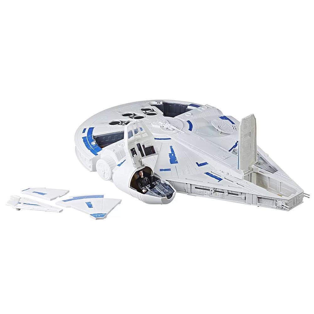 Kessel Run Millennium Falcon - Disney / Hasbro (Force Link 2.0 3.75” 2018: Vehicles) action figure collectible [Barcode 630509623518] - Main Image 3