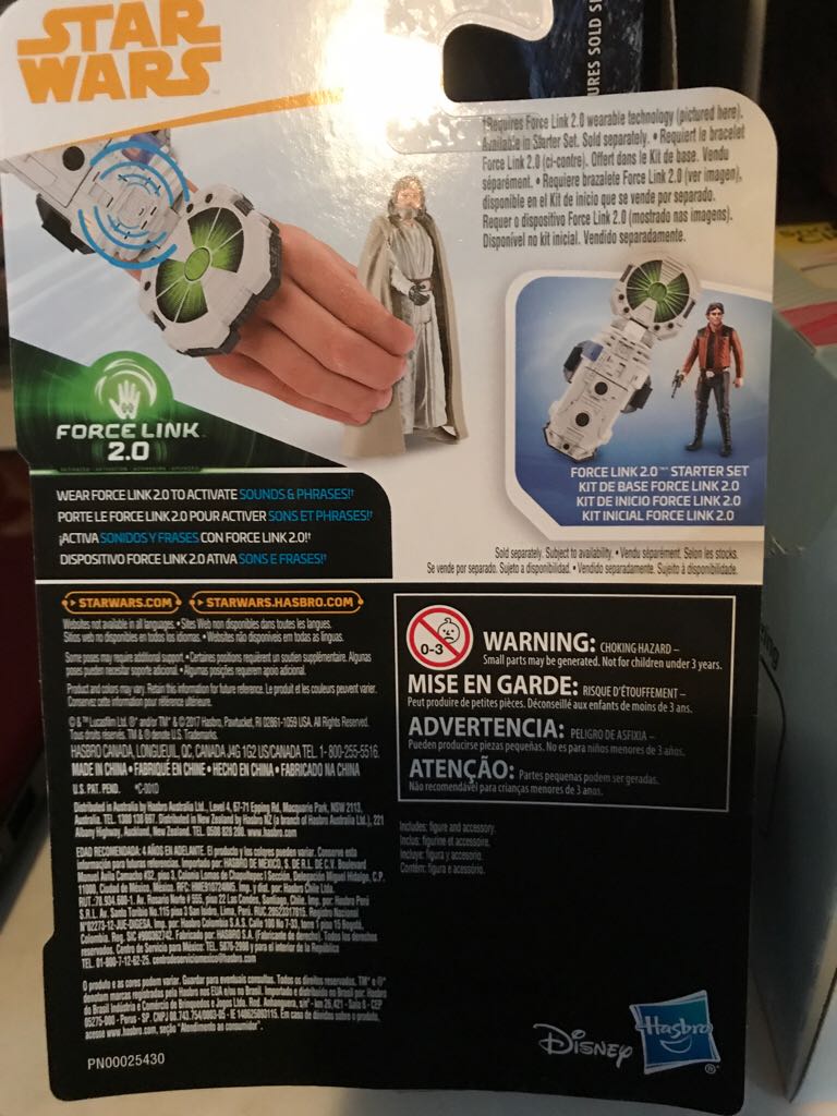 Luke Skywalker (Jedi Master) - Hasbro (Star Wars: Solo (Force Link)) action figure collectible [Barcode 630509623600] - Main Image 2