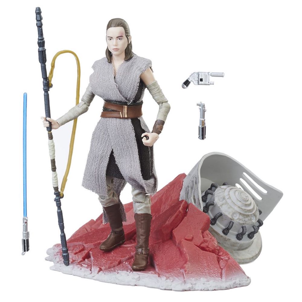 SW BS Rey (Jedi Training) - Hasbro (Star Wars Black Series 6”) action figure collectible [Barcode 630509625345] - Main Image 4