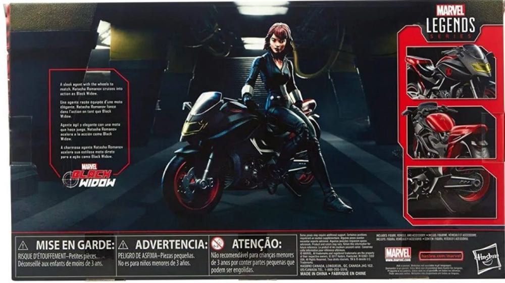 Marvel Avengers: Marvel Legends Black Widow (w/ Motorcycle) - Hasbro (Superhereos) action figure collectible [Barcode 630509626380] - Main Image 4