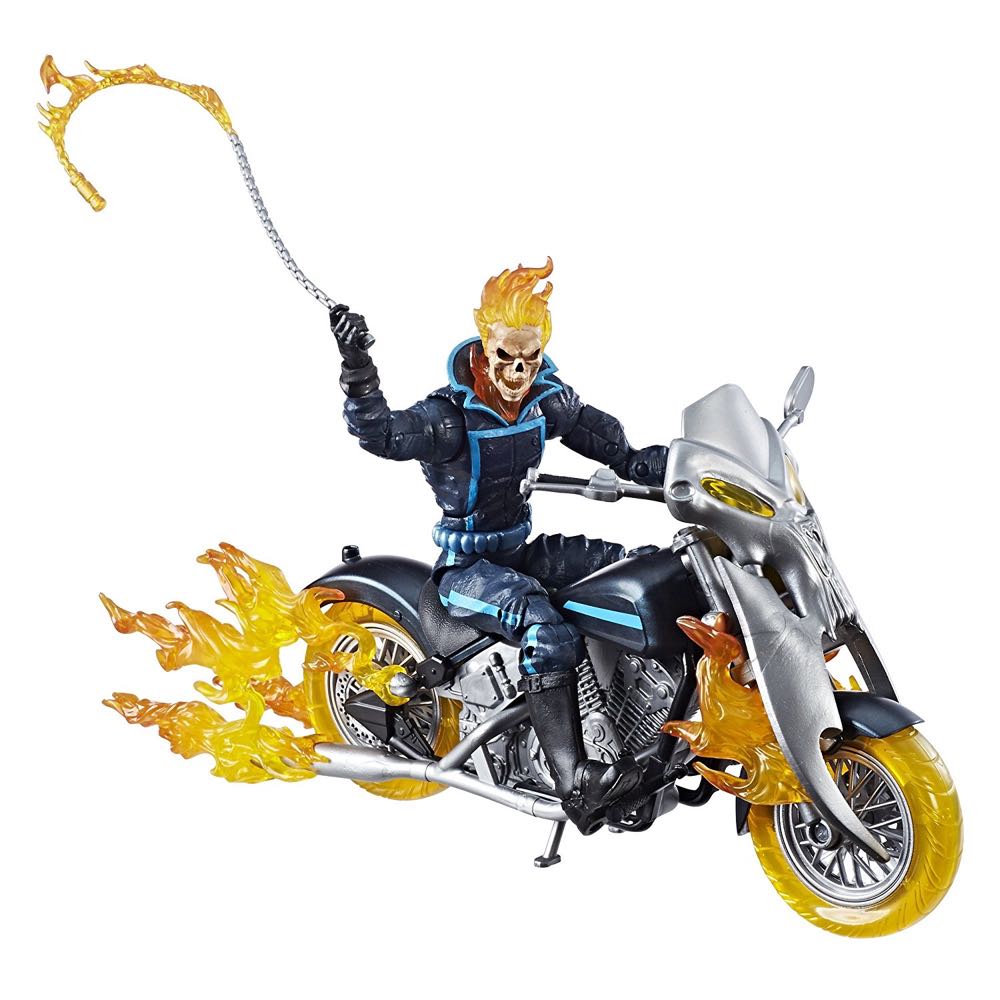 Ghost Rider with Motorcycle - Hasbro (Marvel Legends) action figure collectible [Barcode 630509626472] - Main Image 3