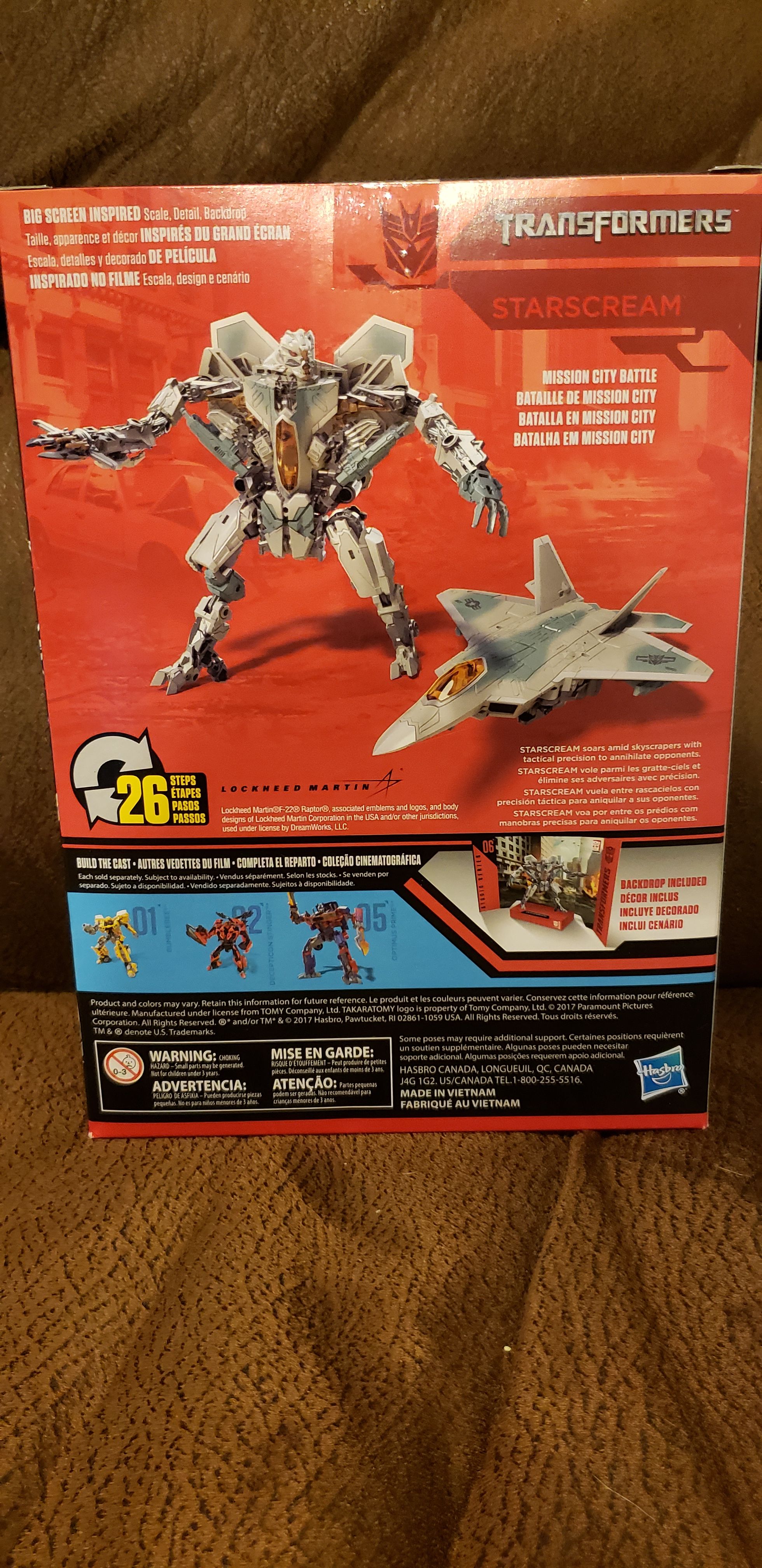 Transformers Studio Series Starscream - Hasbro/Takara (Transformers: Studio Series) action figure collectible [Barcode 630509628179] - Main Image 2