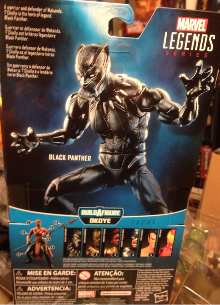 Marvel Legends Black Panther Okoye BAF Wave Black Panther - Hasbro (Marvel Legends Series - Black Panther Wave) action figure collectible [Barcode 630509628346] - Main Image 2