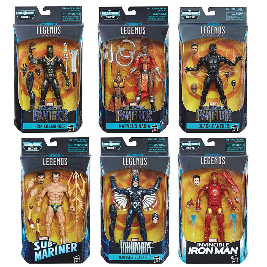 Black Panther Series INVINCIBLE IRON MAN (BAF Okoye Series) - Hasbro (Marvel Legends) action figure collectible [Barcode 630509628360] - Main Image 3