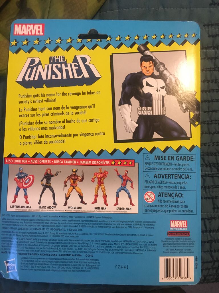 Punisher - Hasbro (Marvel Legends Retro) action figure collectible [Barcode 630509628384] - Main Image 2