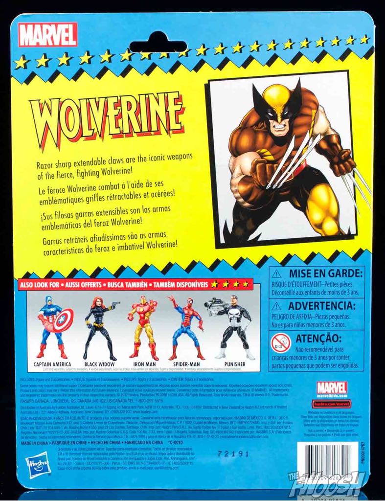 Wolverine - Hasbro (Marvel Legends Retro) action figure collectible [Barcode 630509628391] - Main Image 2