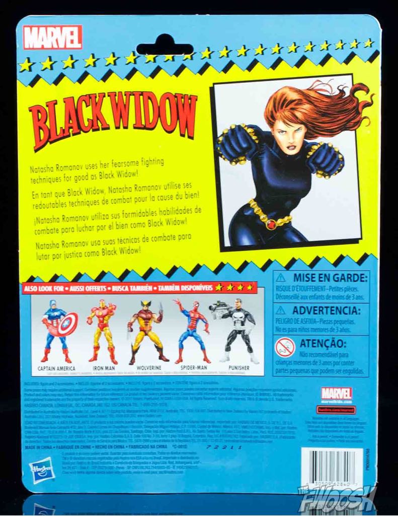 Black Widow - Hasbro (Marvel Retro) action figure collectible [Barcode 630509628407] - Main Image 2