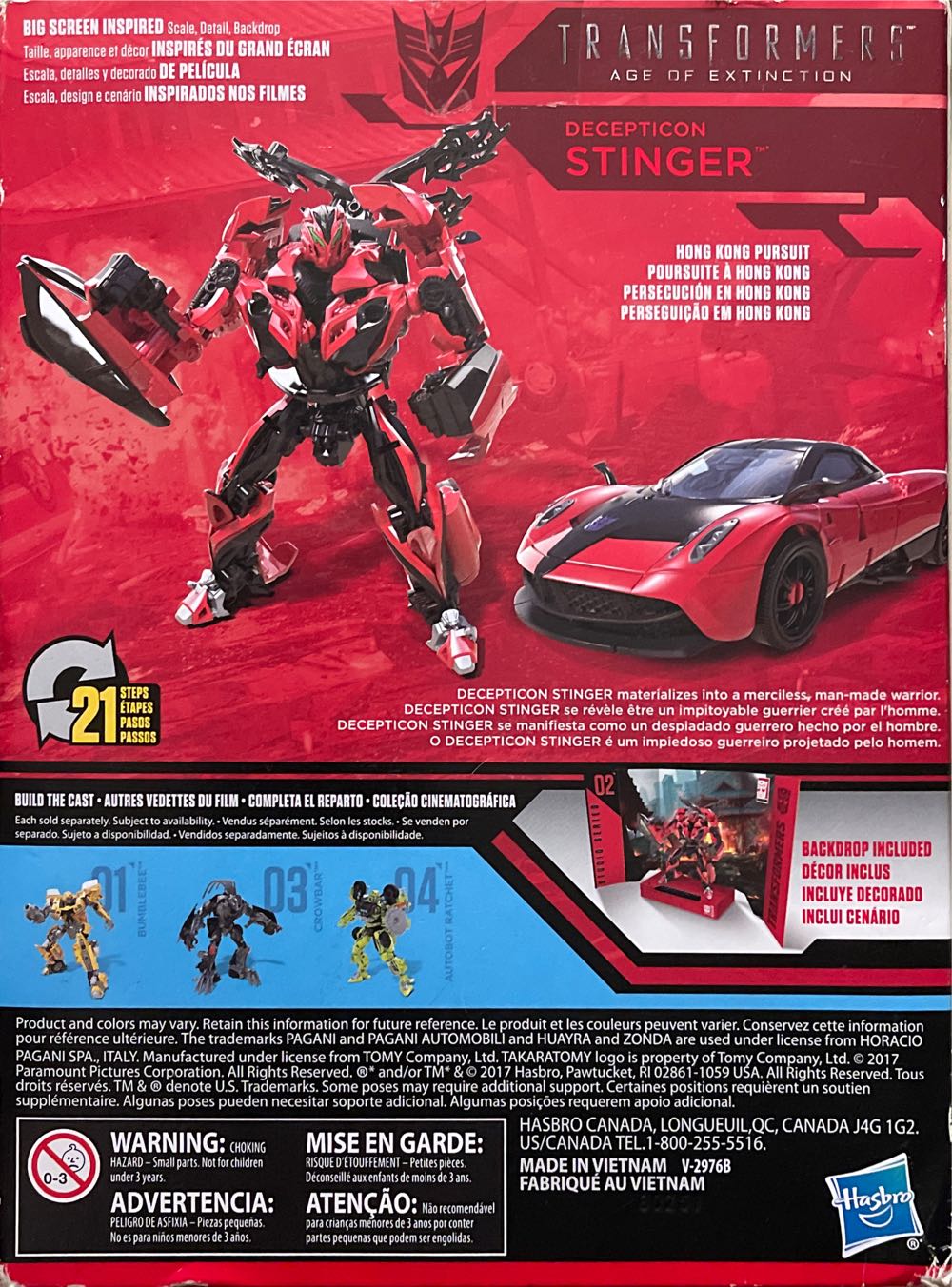 Transformers Studio Series Stinger #02 (Decepticon) Age Of Extinction - Hasbro (Transformers Deluxe Class) action figure collectible [Barcode 630509629015] - Main Image 4