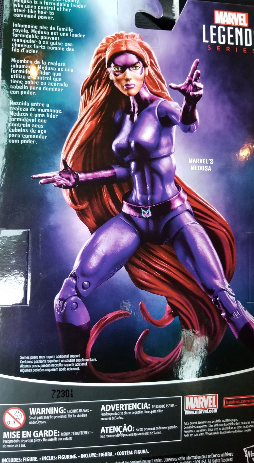 Medusa - Hasbro (ML Inhumans) action figure collectible [Barcode 630509632107] - Main Image 4