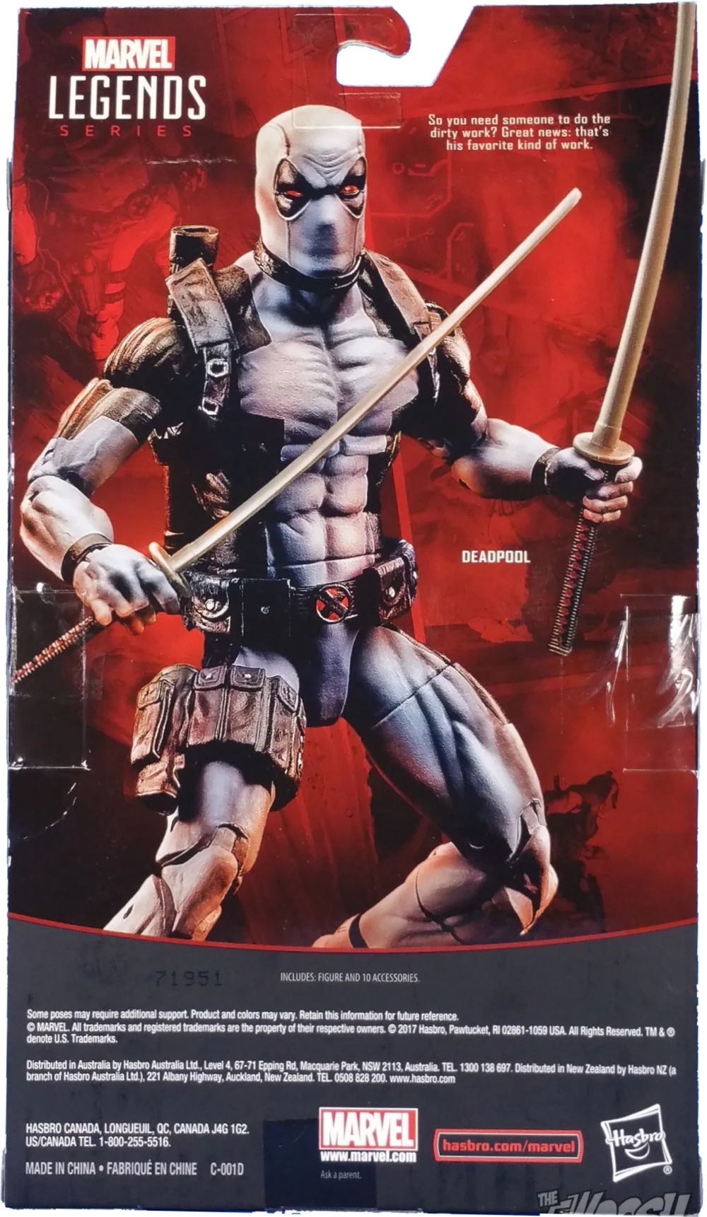 Deadpool - Uncanny X-Force - Hasbro (Marvel Legends) action figure collectible [Barcode 630509635276] - Main Image 2