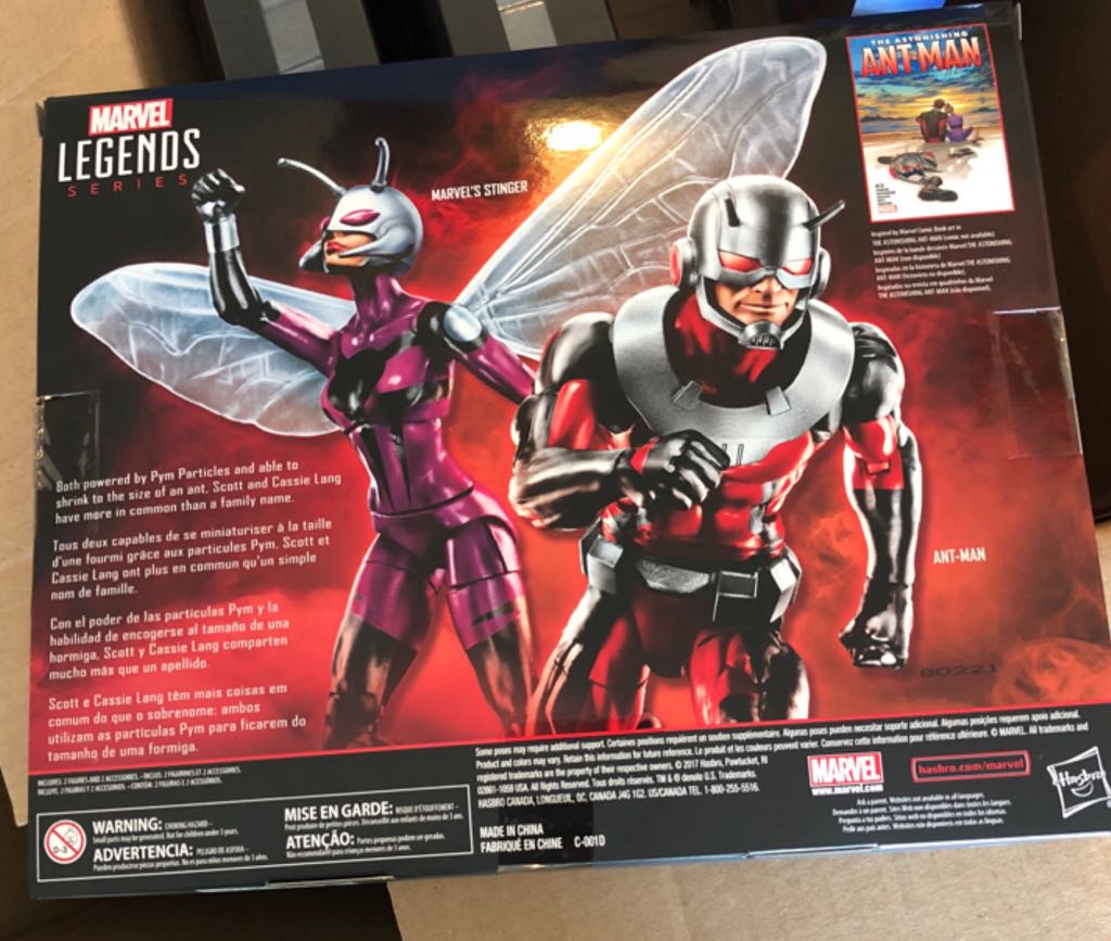 Ant-Man & Stinger 2 Pack - Hasbro (Marvel Legends) action figure collectible [Barcode 630509635337] - Main Image 2