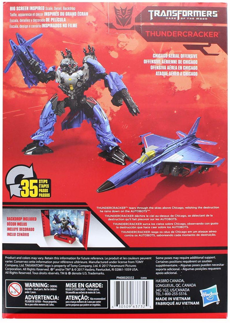 Transformers: Thundercracker - Hasbro (Studio Series) action figure collectible [Barcode 630509637324] - Main Image 4