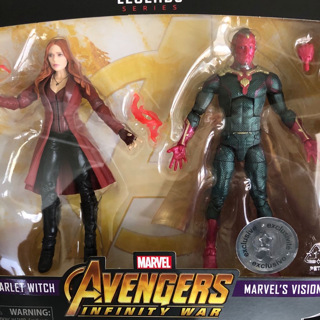 Scarlet Witch & Vision 2 Pack - Hasbro (Marvel Legends) action figure collectible [Barcode 630509639861] - Main Image 2