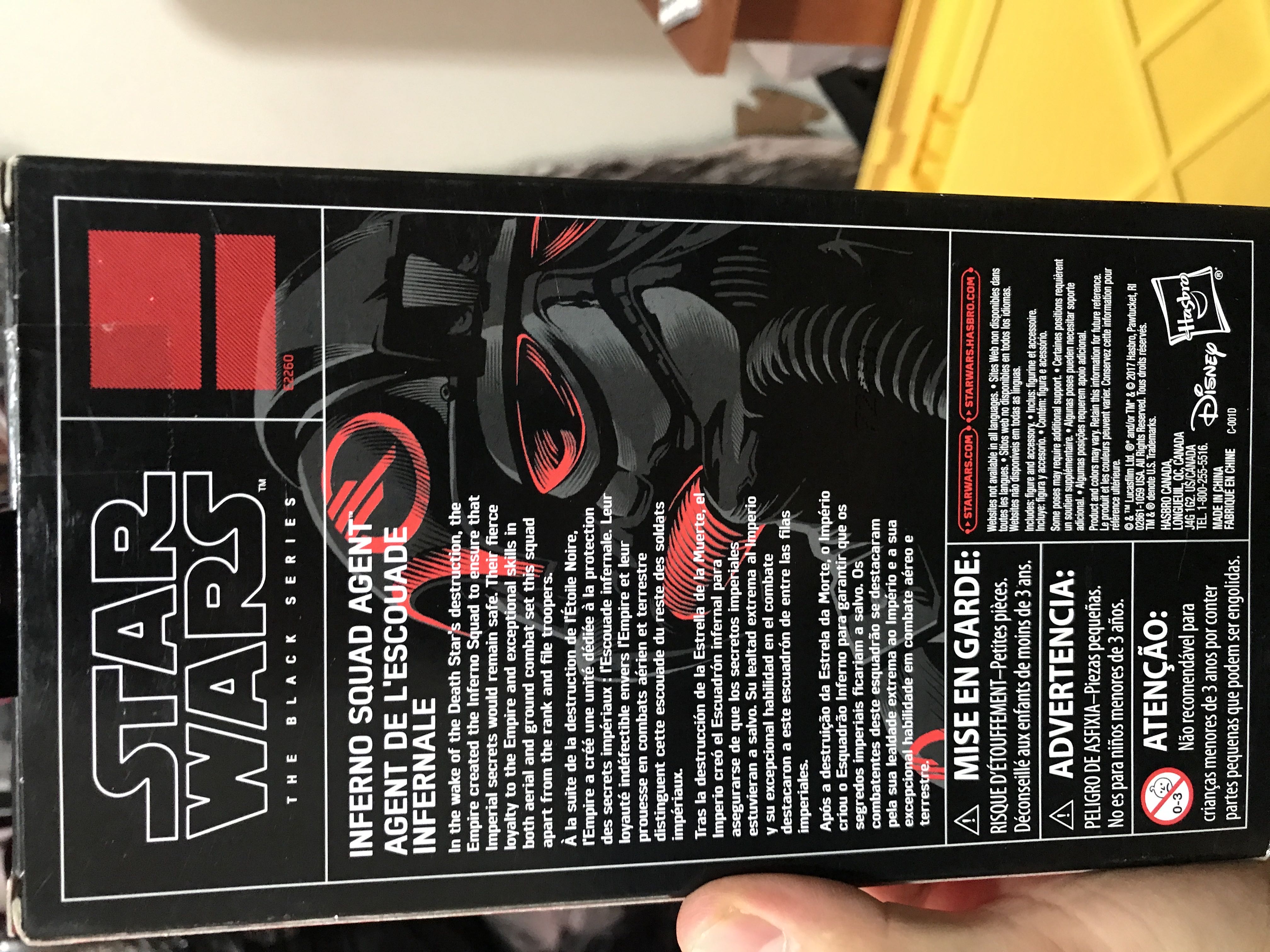 Inferno Squad Agent - Hasbro (Star Wars Black Series) (Star Wars: Black Series: 6”) action figure collectible [Barcode 630509646241] - Main Image 3