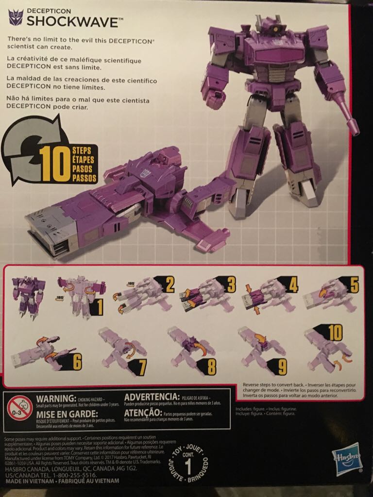 Shockwave - Hasbro (Transformers) action figure collectible [Barcode 630509649143] - Main Image 2