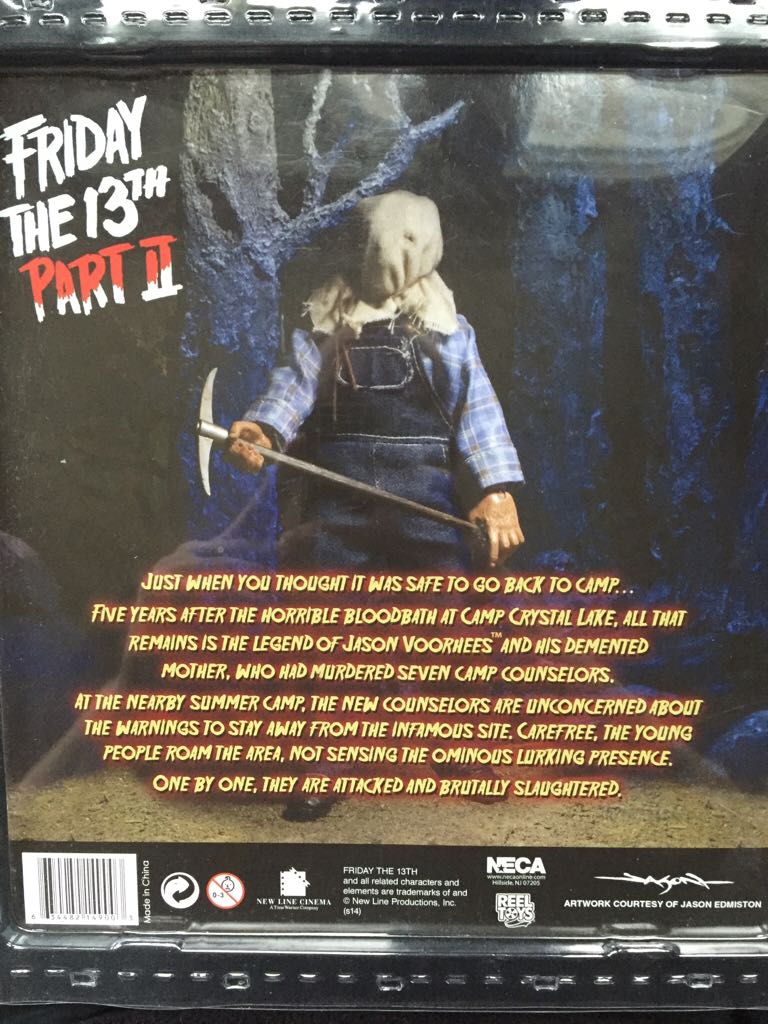 Horror Friday The 13th Jason Voorhees - Neca (Retro Part II) action figure collectible [Barcode 634482149003] - Main Image 2
