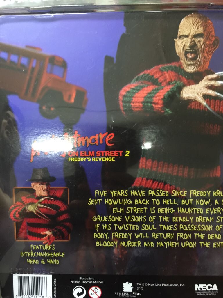 Neca - A Nightmare On Elm Street 2: Freddys Revenge Retro Clothed - Neca Reel Toys (A Nightmare On Elm Street 2: Freddy’s Revenge) action figure collectible [Barcode 634482149188] - Main Image 2