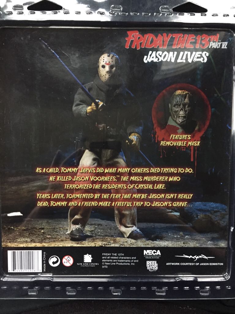 Jason Voorhees Retro Clothed (Friday The 13th Part VI Jason Lives) - Neca (Friday The 13th) action figure collectible [Barcode 634482149263] - Main Image 2