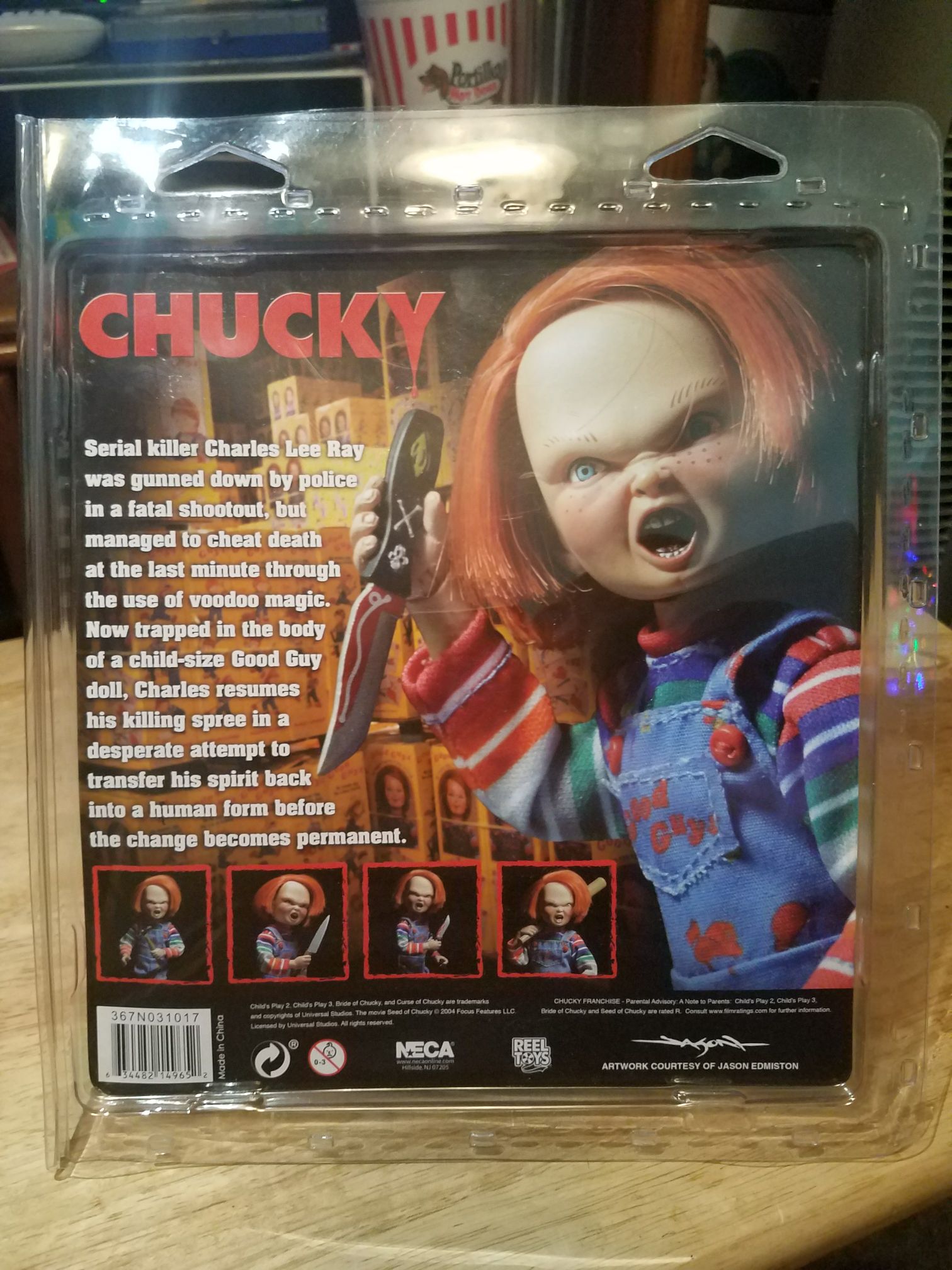 Chucky [Good Guys Small Figure] - Neca/Reel Toys (Child’s Play) action figure collectible [Barcode 634482149652] - Main Image 2