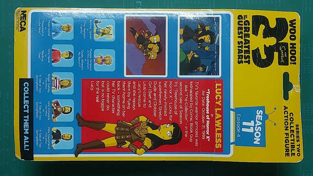 LUCY LAWLESS  - Neca (The Simpsons 25 Of The Greatest Guest Stars) action figure collectible [Barcode 634482160367] - Main Image 4