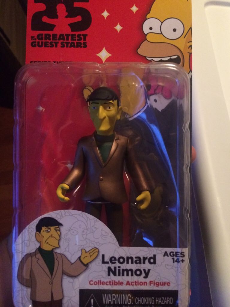 Leonard Nimoy - Neca (Simpsons 25 Th Guest Stars) action figure collectible [Barcode 634482160480] - Main Image 1