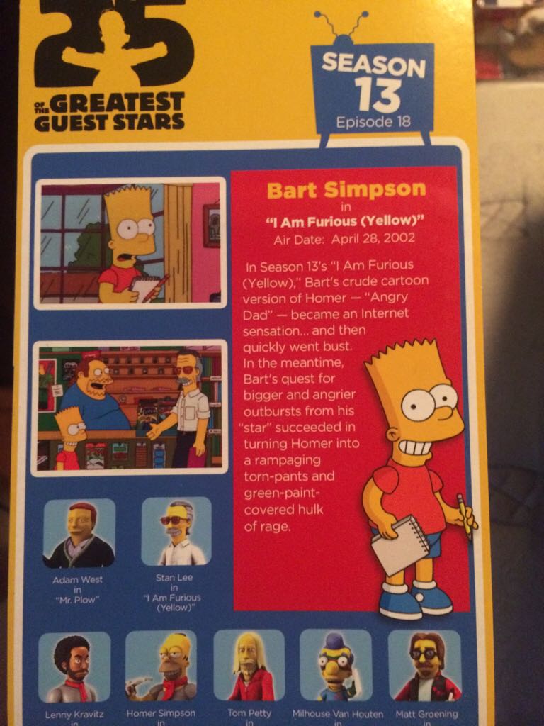 Bart Simpson  - Neca (Simpsons 25 Th Guest Stars) action figure collectible [Barcode 634482160749] - Main Image 2