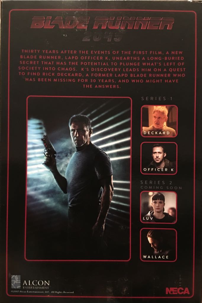 BLADE RUNNER   Deckard - NECA, Inc. (Blade Runner 2049) action figure collectible [Barcode 634482199015] - Main Image 2
