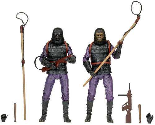 POTA: Neca Gorilla Soldier Infantry 2-Pack - Neca (Planet Of The Apes) action figure collectible [Barcode 634482300756] - Main Image 2