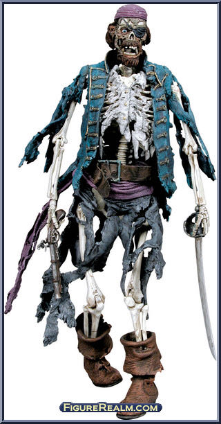 Cursed Pirate - Neca (Pirates Of The Caribbean The Curse Of The Black Pearl) action figure collectible [Barcode 634482301401] - Main Image 3