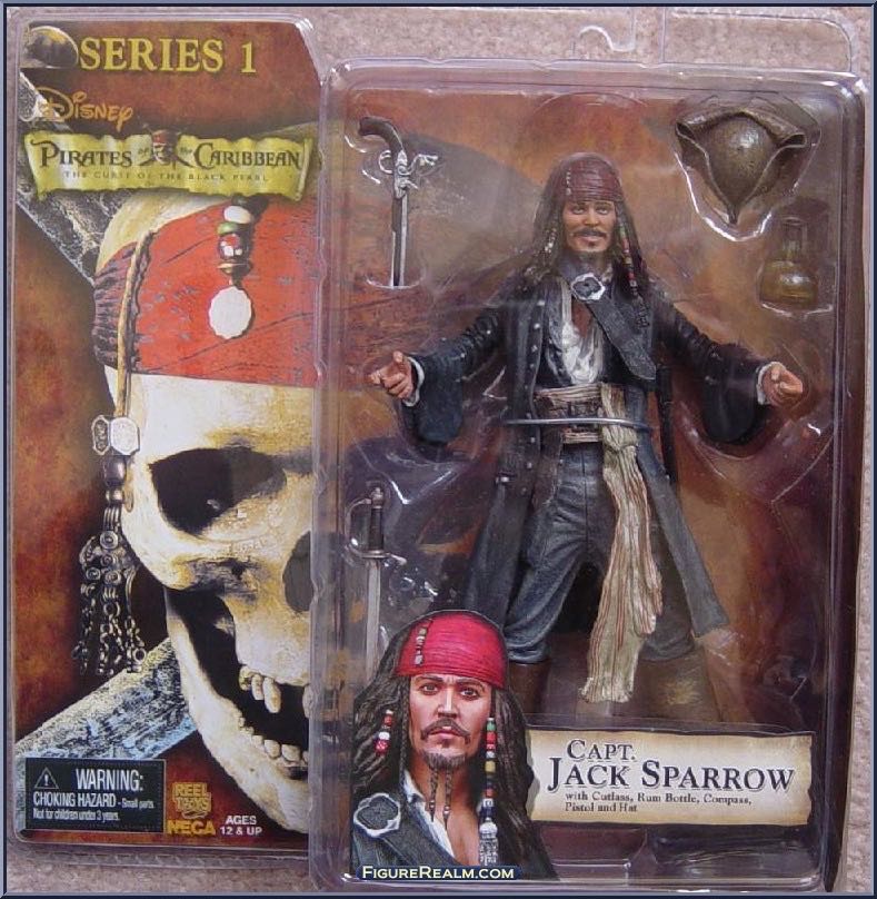 Captain Jack Sparrow - Neca (Pirates Of The Caribbean The Curse Of The Black Pearl) action figure collectible [Barcode 634482301418] - Main Image 3